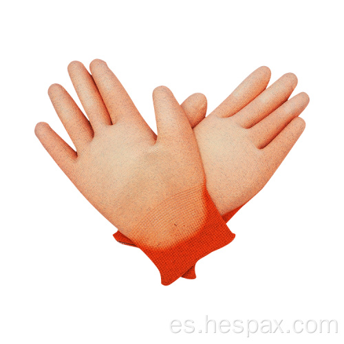 Guantes de trabajo recubiertos de fibra de carbono personalizada de Hespax